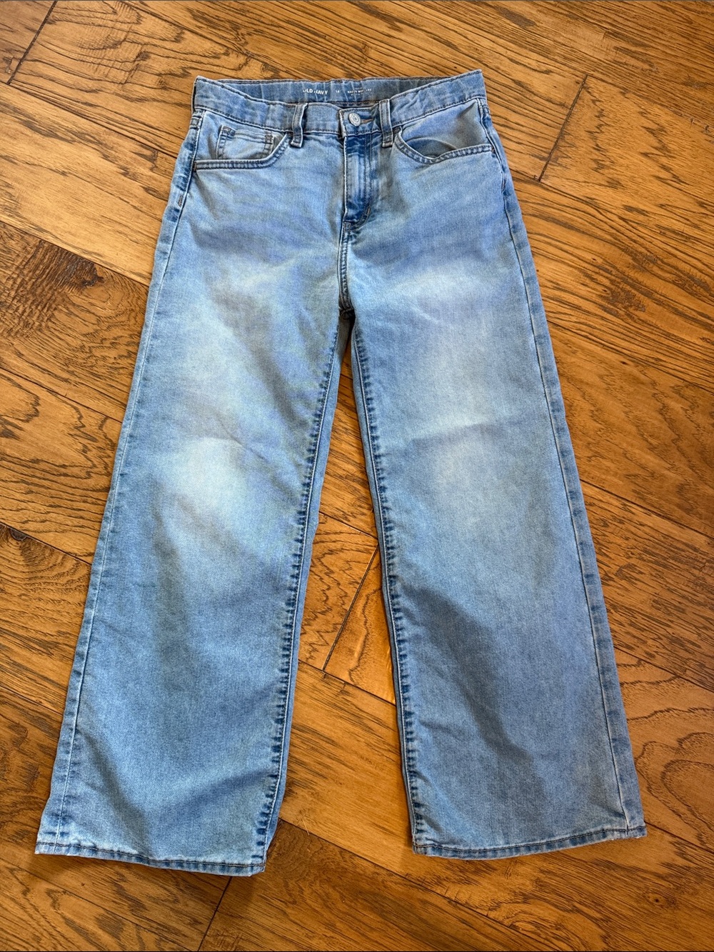 Old Navy High-Waist Wide Leg Light Blue Jeans